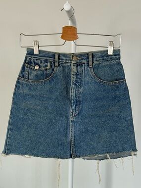 Vintage Calvin Klein Denim Mini Skirt